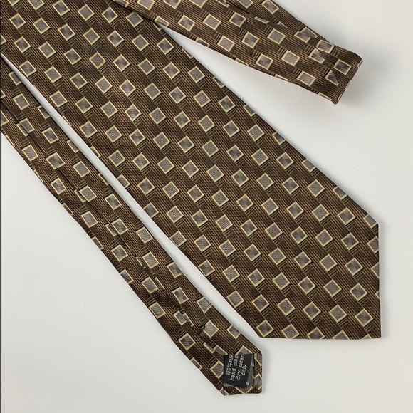 Salvatore Pellegrino Geometric Silk Tie 15PE - Picture 3 of 5